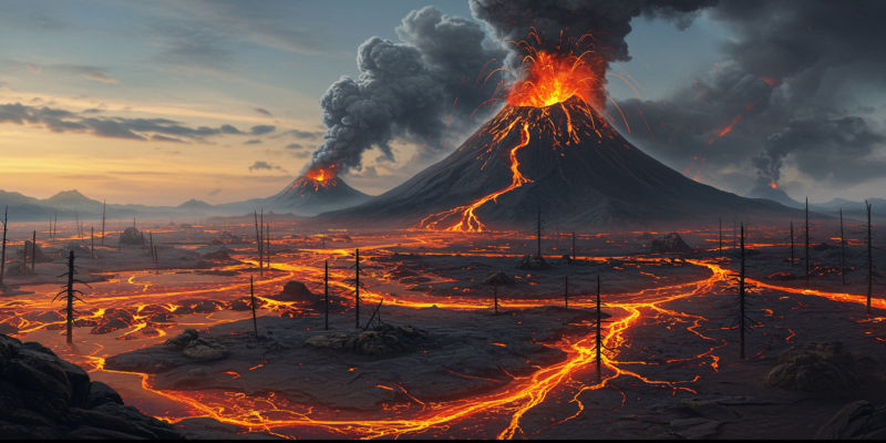 Permian period: Pangea desert world before the dying